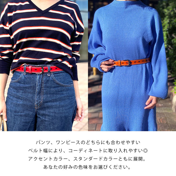 牛革 レディース ベルト ab-btw002