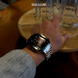 Apple watch バンド 45mm オールステンレス ab-wc006