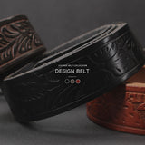 DAYSART 牛革 カービング ベルト bt001