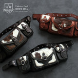 DAYSART 本革 ハラコ ウエストポーチ lb064