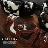 DAYSART 本革 ハラコ ウエストポーチ lb064