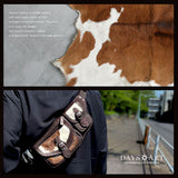 DAYSART 本革 ハラコ ウエストポーチ lb064