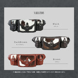 DAYSART 本革 ハラコ ウエストポーチ lb064