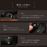 DAYSART 本革 ハラコ ウエストポーチ lb064