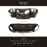 DAYSART 本革 ハラコ ウエストポーチ lb064