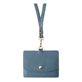 本革 IDカードケース ブルー