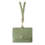 本革 IDカードケース グリーン