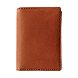 本革 カードケース オレンジ ブラウン