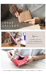 牛革 ラウンドファスナーウォレット ab-lw004