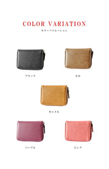 牛革 ラウンドファスナーウォレット ab-lw004