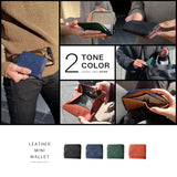 DAYSART 本革 2つ折り財布 ab-lw032