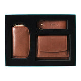 Charis Poche【財布・キーケース・キーホルダー 本革3点セット】ab-lw502-3set