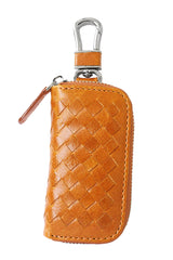 DAYSART 本革 編み込みキーケース kp057