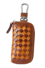 DAYSART 本革 編み込みキーケース kp057