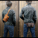 DAYSART 本革 ボディバッグ lb002