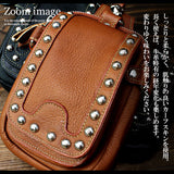 DAYSART 本革 スタッズベルトポーチ  lb012