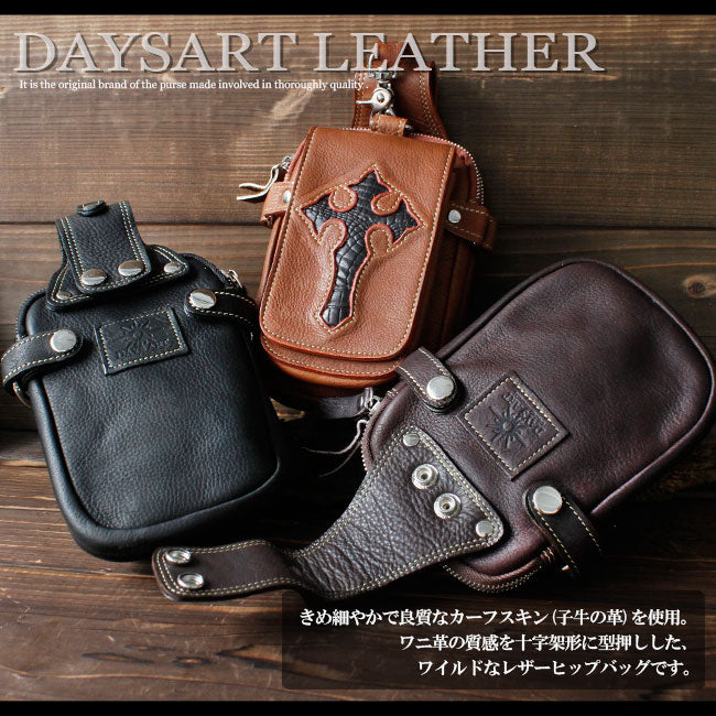 DAYSART 本革 ベルトポーチ lb027