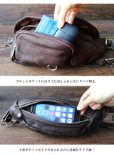 DAYSART 本革 ウエストポーチ lb063