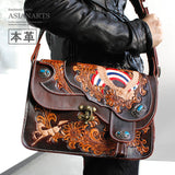 DAYSART 本革 カービングショルダーバッグ lb136