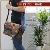 DAYSART 本革 カービングショルダーバッグ lb136