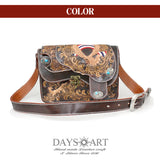 DAYSART 本革 カービングショルダーバッグ lb136