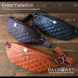 DAYSART 本革 キルティングボディバッグ lb197