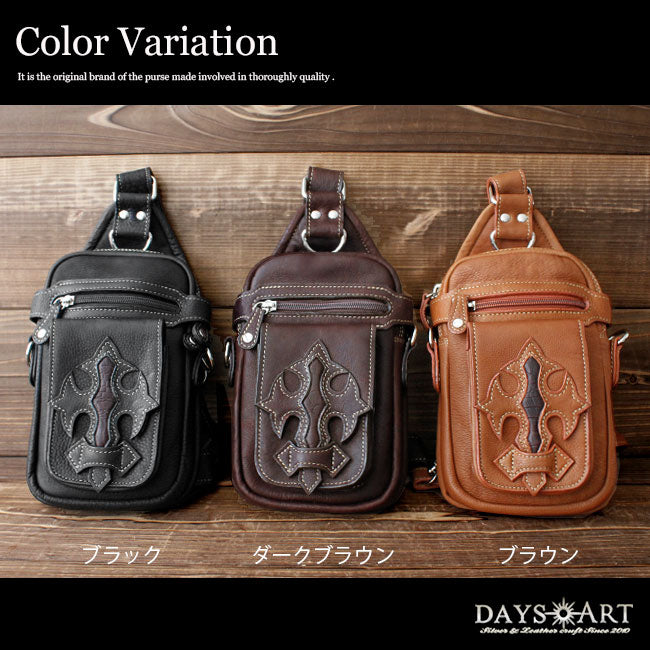 DAYSART 本革 ボディバッグ lb236