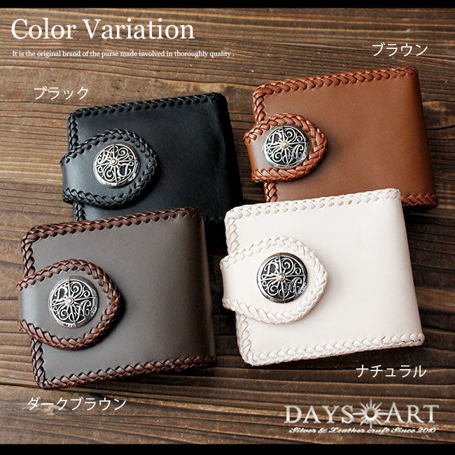 DAYSART 本革 バイカーズショートウォレット lw011