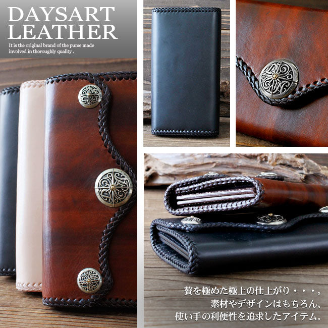 DAYSART 本革 バイカーズウォレット lw078
