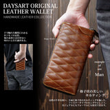 DAYSART 本革 キルティング長財布 lw084