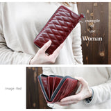 DAYSART 本革 キルティング長財布 lw084