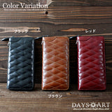 DAYSART 本革 キルティング長財布 lw084
