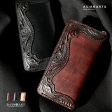 DAYSART 本革 カービング長財布 lw105