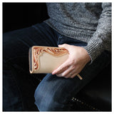 DAYSART 本革 カービング長財布 lw105