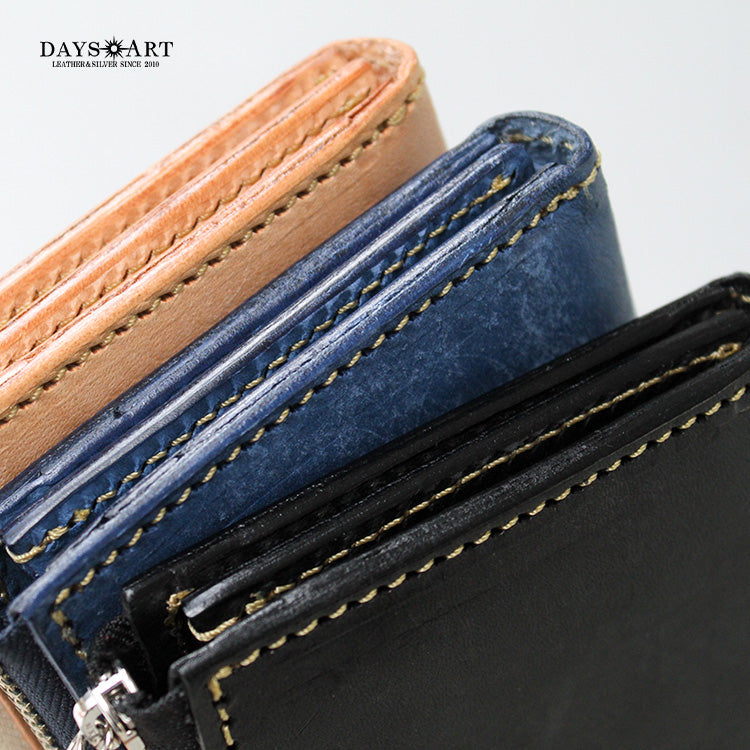 DAYSART 本革 L字ハーフラウンドウォレット BOXセットlw235-2set