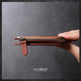 DAYSART 本革 L字ファスナー 2つ折り財布 lw239