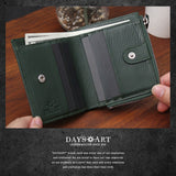 DAYSART 本革 L字ファスナー 2つ折り財布 lw239
