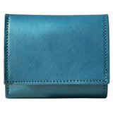 栃木レザー ミニウォレット ブルー