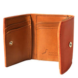 栃木レザー ミニウォレット オレンジ