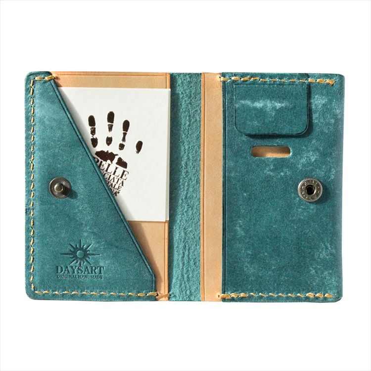 小さいお財布 カジュアル ターキーブルー