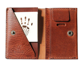 小さいお財布 フォーマル ダークブラウン