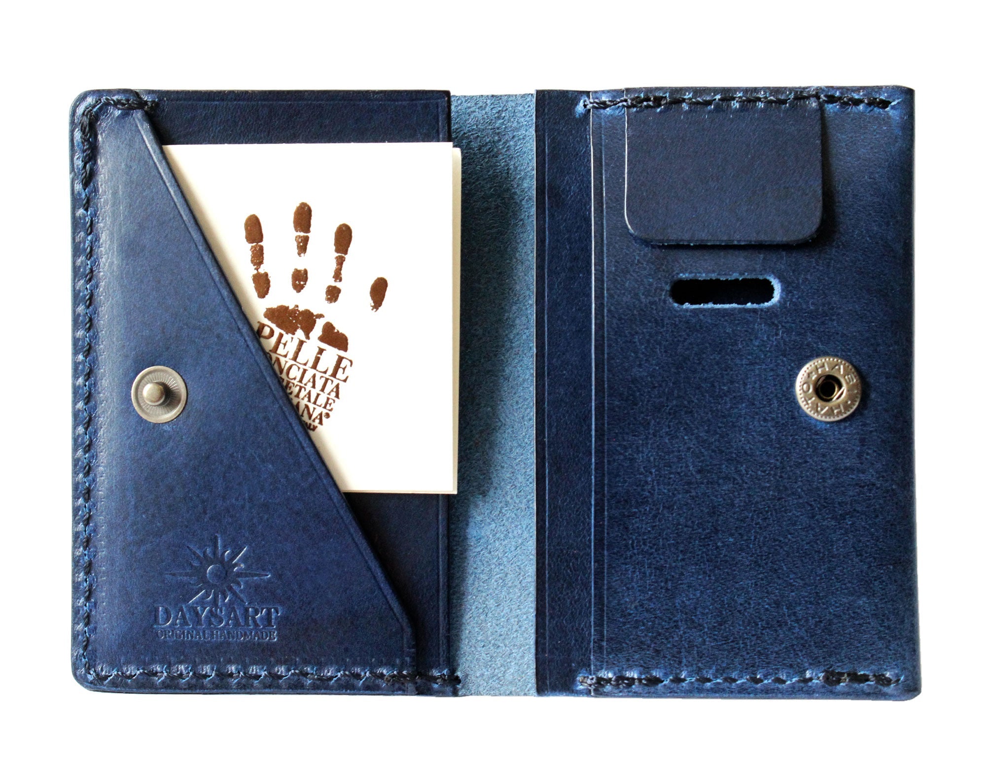 小さいお財布 フォーマル ネイビー