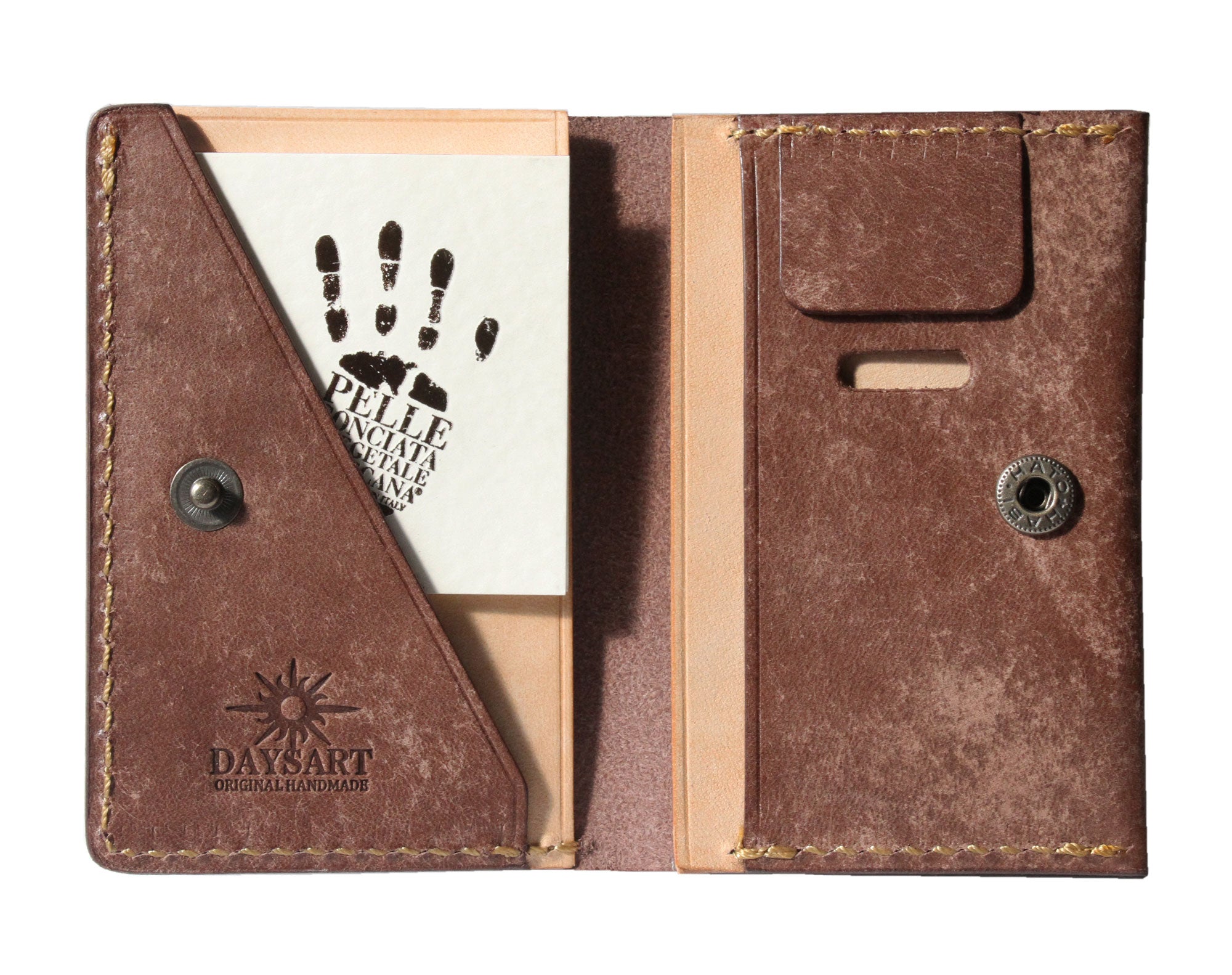 小さいお財布 カジュアル こげ茶