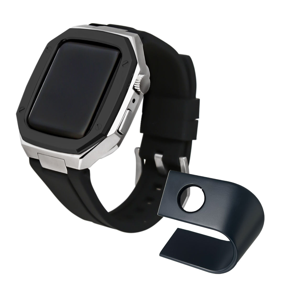 Apple watch アップルウォッチ バンド 45mm オールステンレス