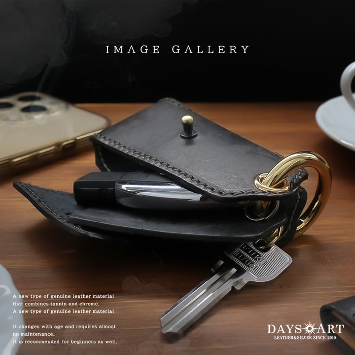 ブラウン　kaoyorinakami leather key case レザー 本革 キーケース メンズ レディース ユニセックス レザー 革小物