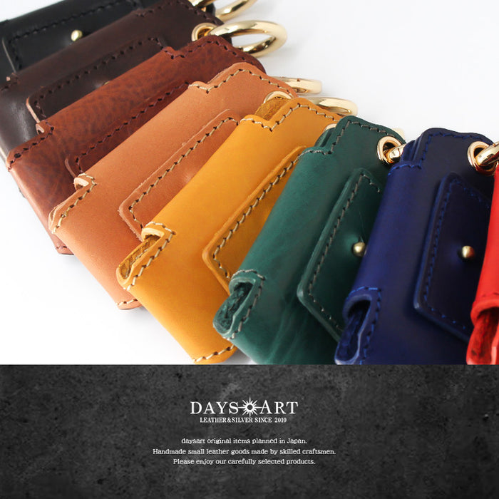 【本革】究極のキーケース イタリアンレザー ブルー 便利 プレゼント 本革】究極のキーケース イタリアンレザー ブルー 便利