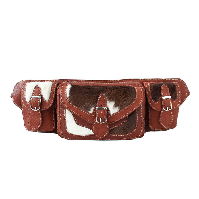 バッグ ボディバッグ メンズ 本革 ハラコ レザー 大容量 ブランド