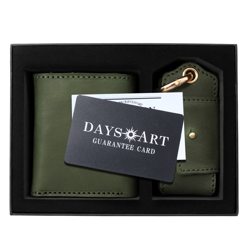 DAYSART 本革 BOX型 ウォレット ボックスウォレット 2つ折り 財布 