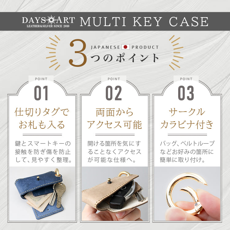 DAYSART イタリアンレザー ボックスウォレット BOXセット lw237-2set