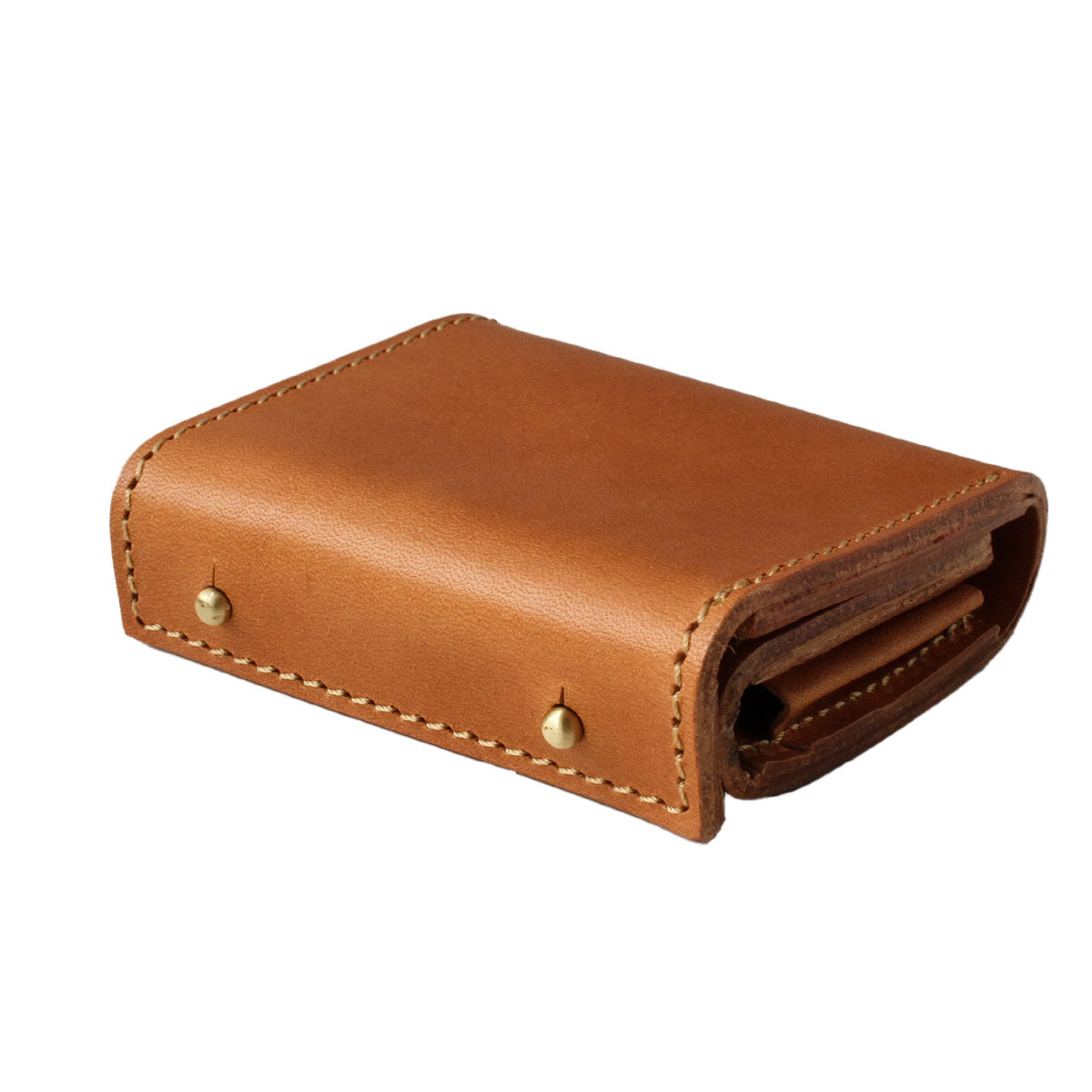 DAYSART 本革 BOX型 ウォレット ブック型 2つ折り 財布 イタリアン